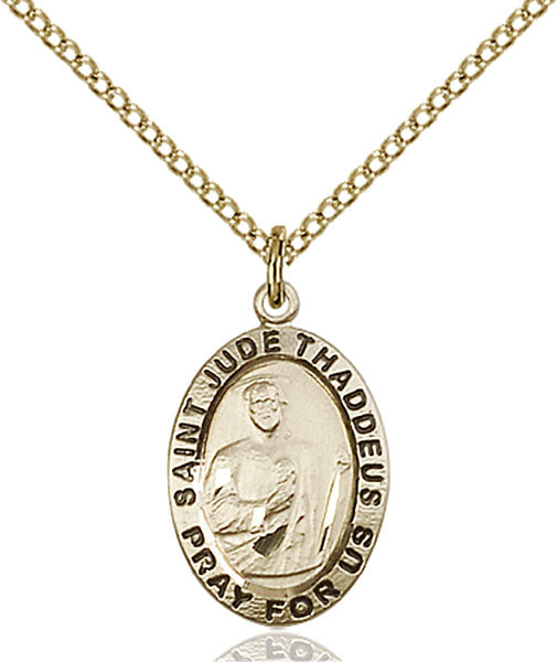 14kt Gold Filled Saint Jude Pendant