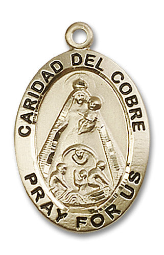 14kt Gold Filled Caridad Del Cobre Pendant