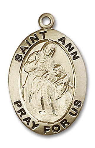 14kt Gold Filled Saint Ann Pendant