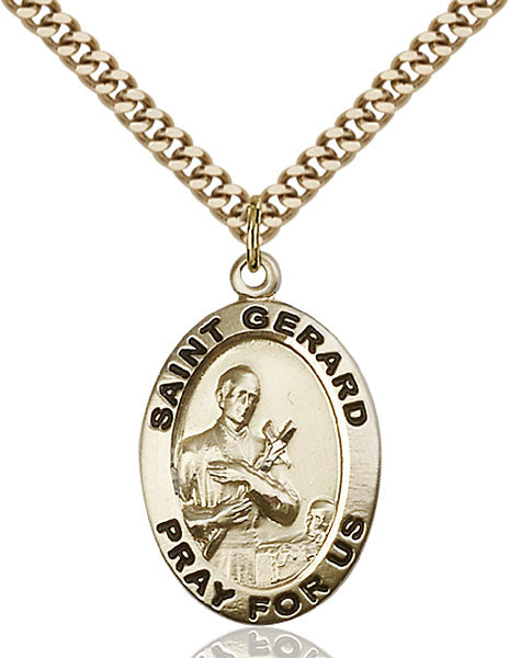 14kt Gold Filled Saint Gerard Pendant