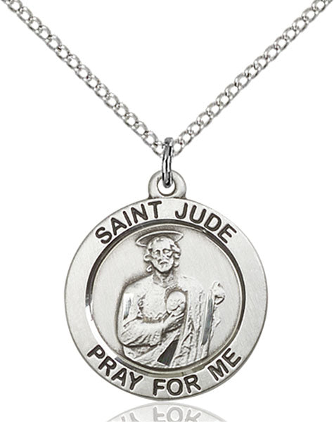 Sterling Silver Saint Jude Pendant