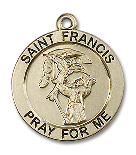 14kt Gold Filled Saint Francis Pendant