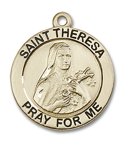 14kt Gold Filled Saint Theresa Pendant