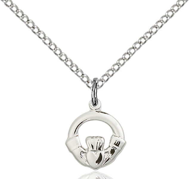 Sterling Silver Claddagh Pendant