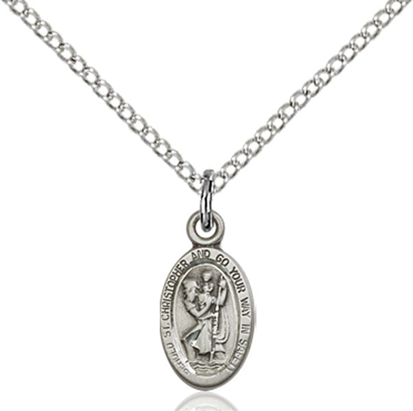 Sterling Silver Saint Christopher Pendant