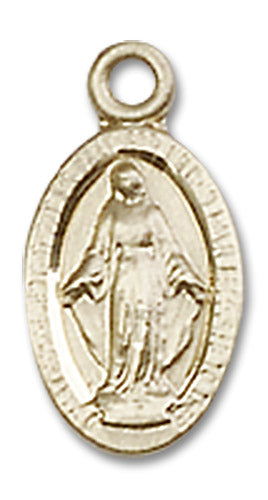 14kt Gold Miraculous Medal