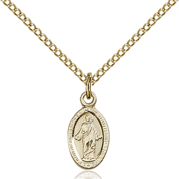 14kt Gold Filled Scapular Pendant