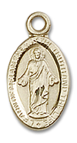 14kt Gold Scapular Medal