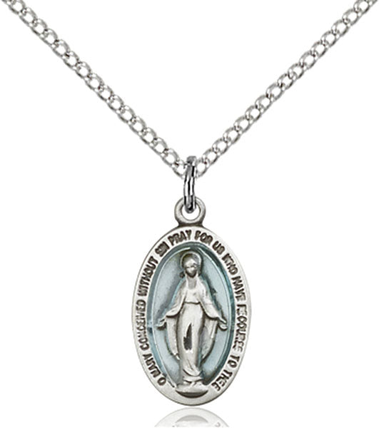 Sterling Silver Miraculous Pendant