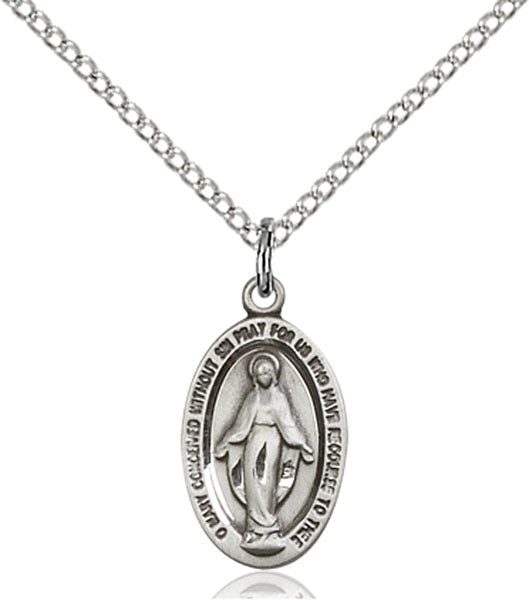 Sterling Silver Miraculous Pendant