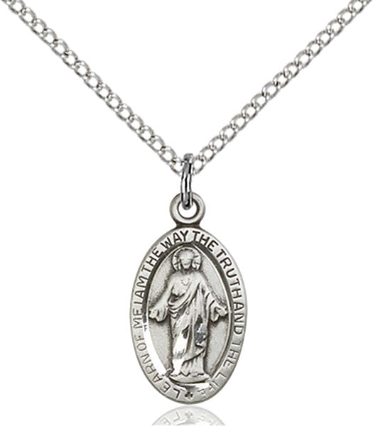 Sterling Silver Scapular Pendant