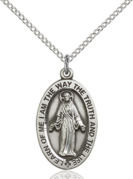 Sterling Silver Scapular Pendant