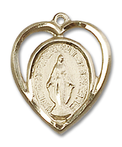 14kt Gold Miraculous Medal