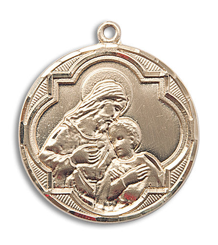 14kt Gold Blessed Sacrament Medal