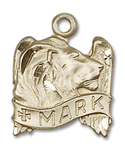 14kt Gold Saint Mark Medal