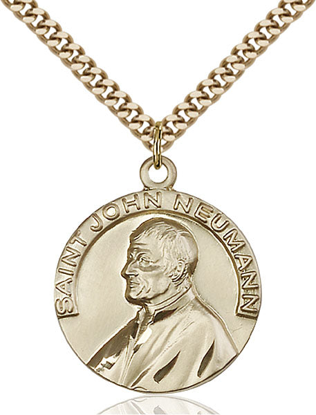 14kt Gold Filled Saint John Neumann Pendant