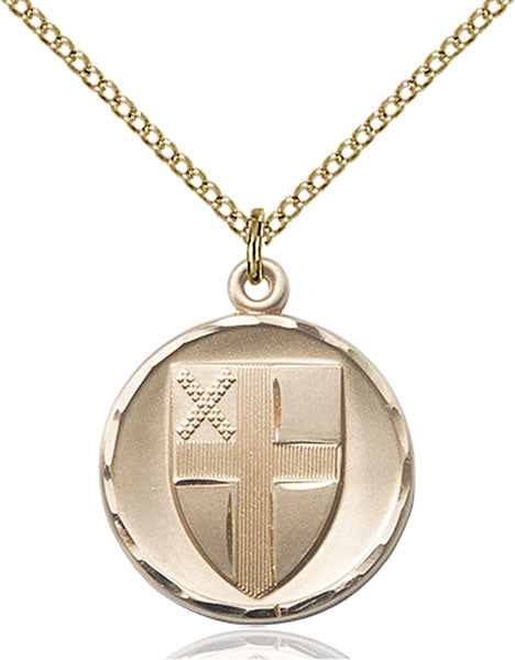 14kt Gold Filled Episcopal Pendant