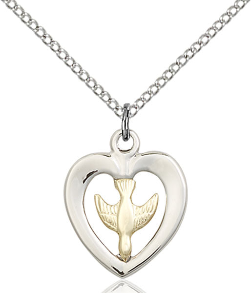 Two-Tone GF/SS Holy Spirit Pendant