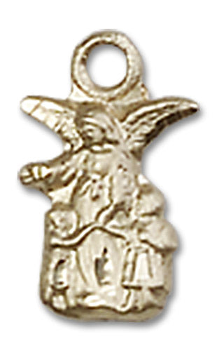 14kt Gold LittleSaint Angel Medal