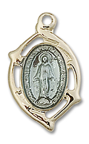 14kt Gold Miraculous Medal