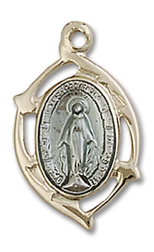 14kt Gold Miraculous Medal