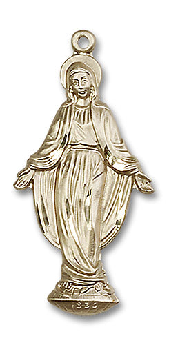 14kt Gold Miraculous Medal