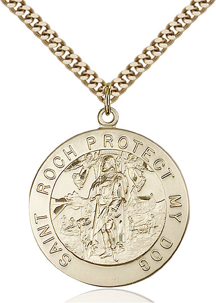 14kt Gold Filled Saint Roch Pendant
