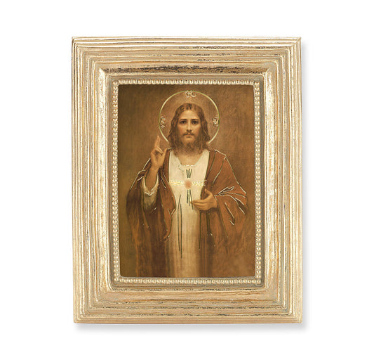 Sacred Heart of Jesus Gold Framed Print