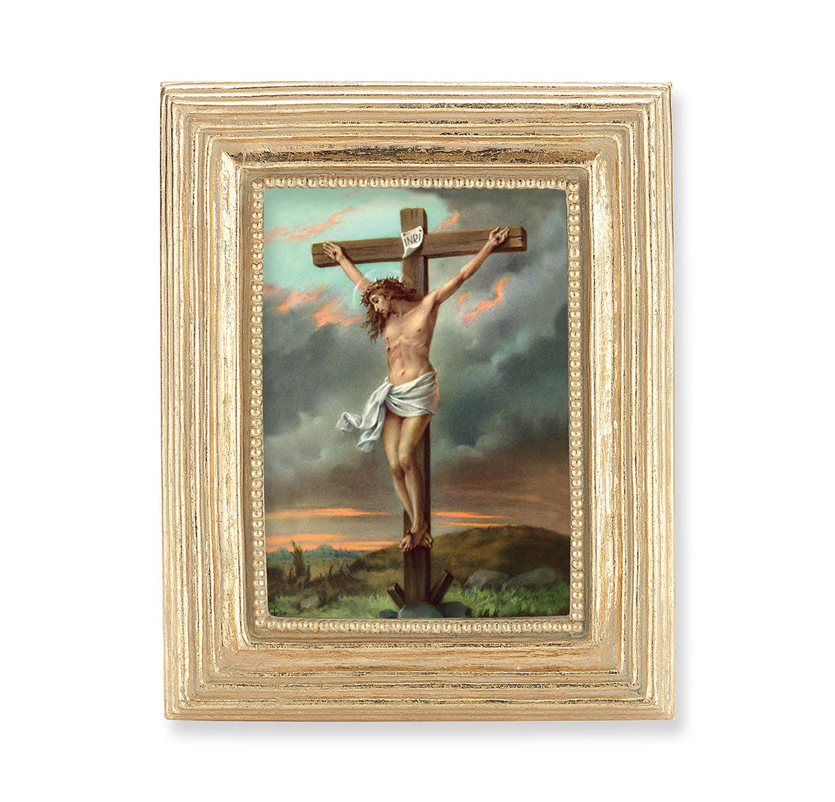 Crucifixion Gold Framed Print