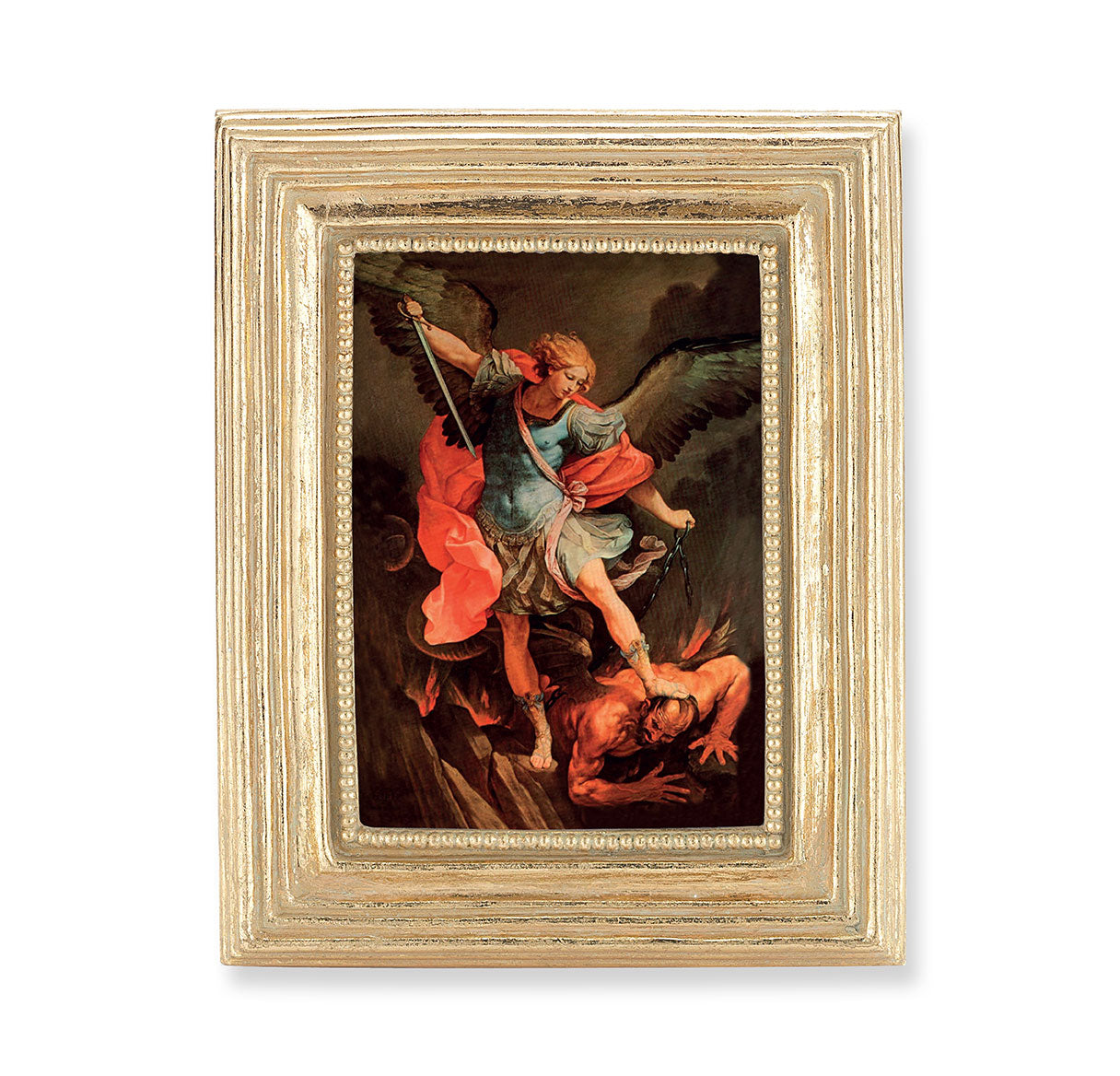 St. Michael Gold Framed Print