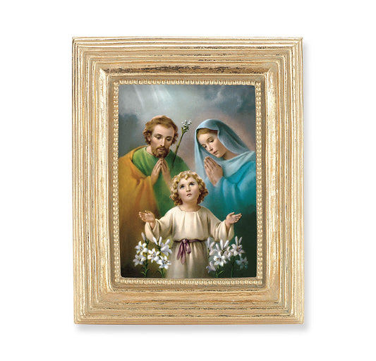 Holy Family Gold Framed Print