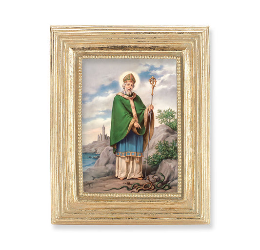 St. Patrick Gold Framed Print