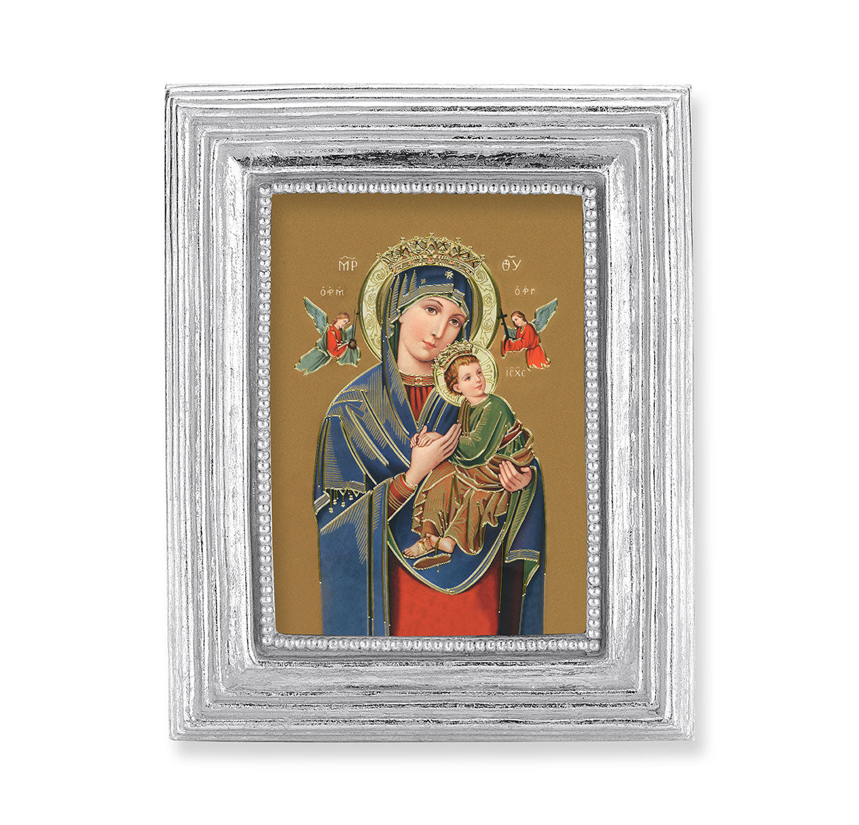 Our Lady of Perpetual Help Silver Framed Print