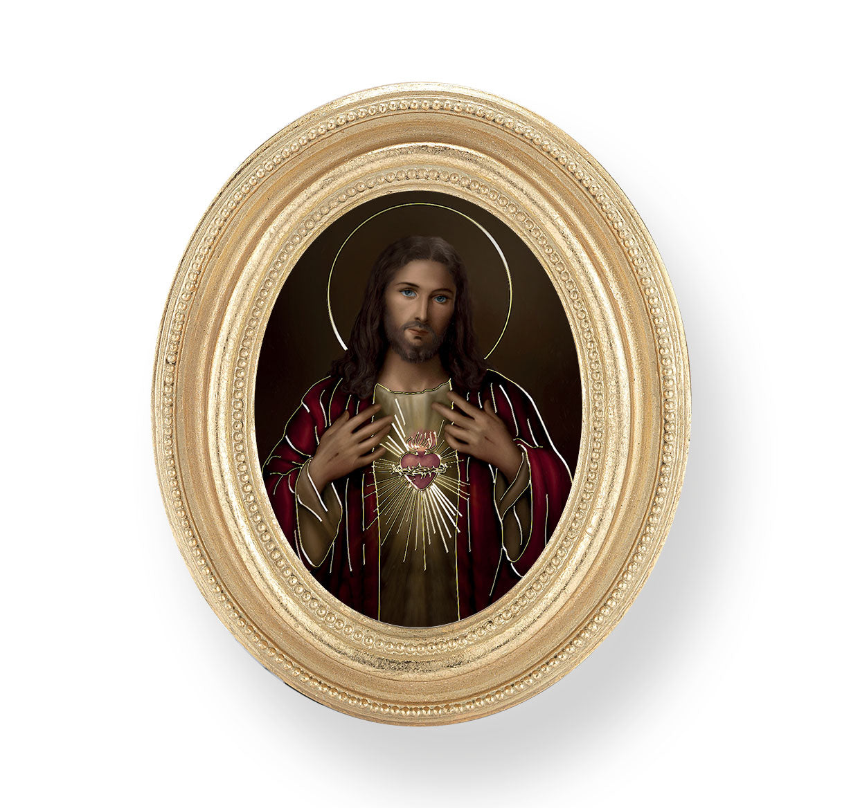 Sacred Heart of Jesus Gold Framed Print