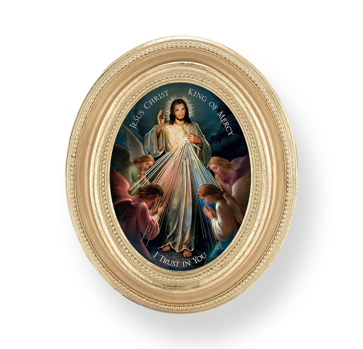 Jesus King of Mercy Gold Framed Print