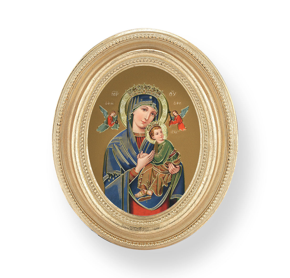 Our Lady of Perpetual Help Gold Framed Print