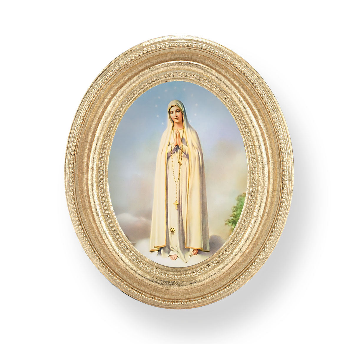 Our Lady of Fatima Gold Framed Print