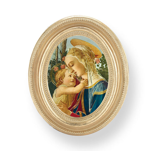 Madonna and Child Gold Framed Print