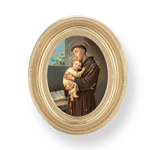St. Anthony Gold Framed Print