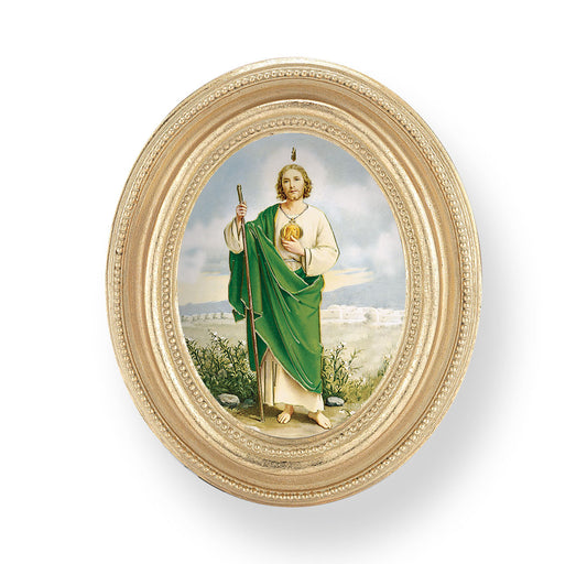 St. Jude Gold Framed Print