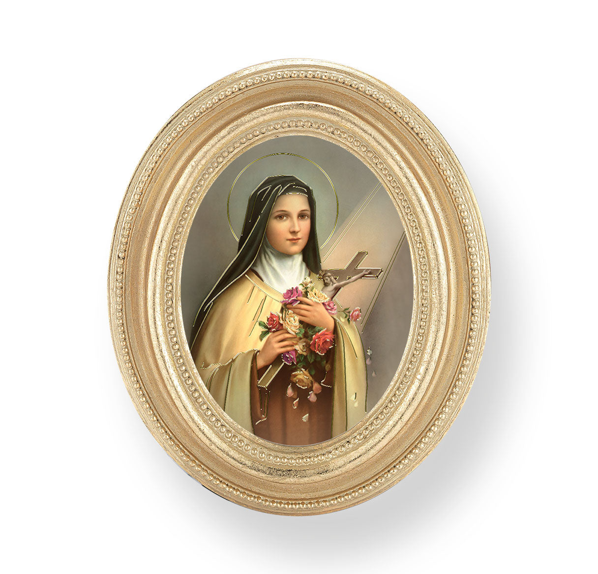 St. Therese Gold Framed Print