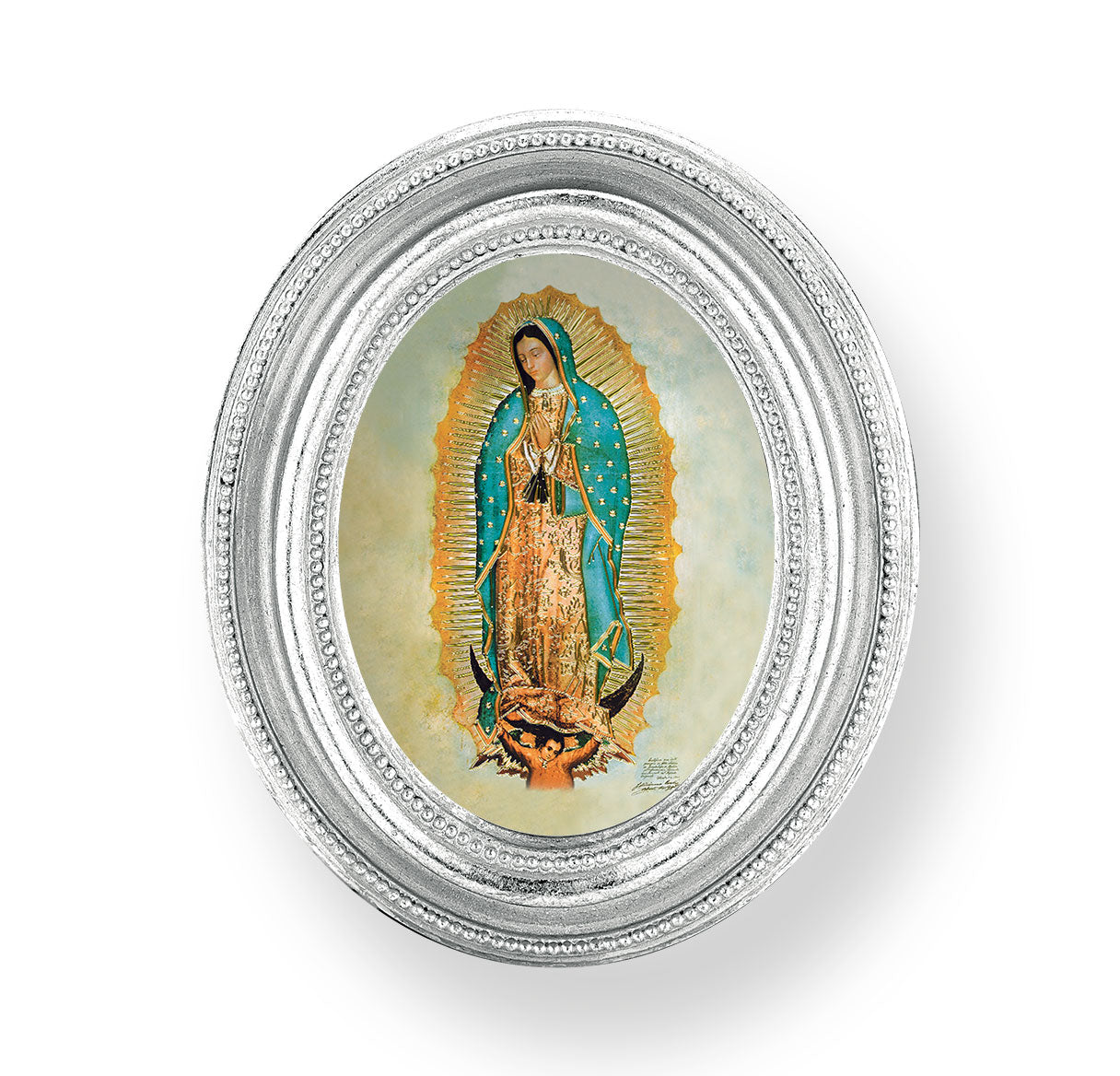 Our Lady of Guadalupe Silver Framed Print