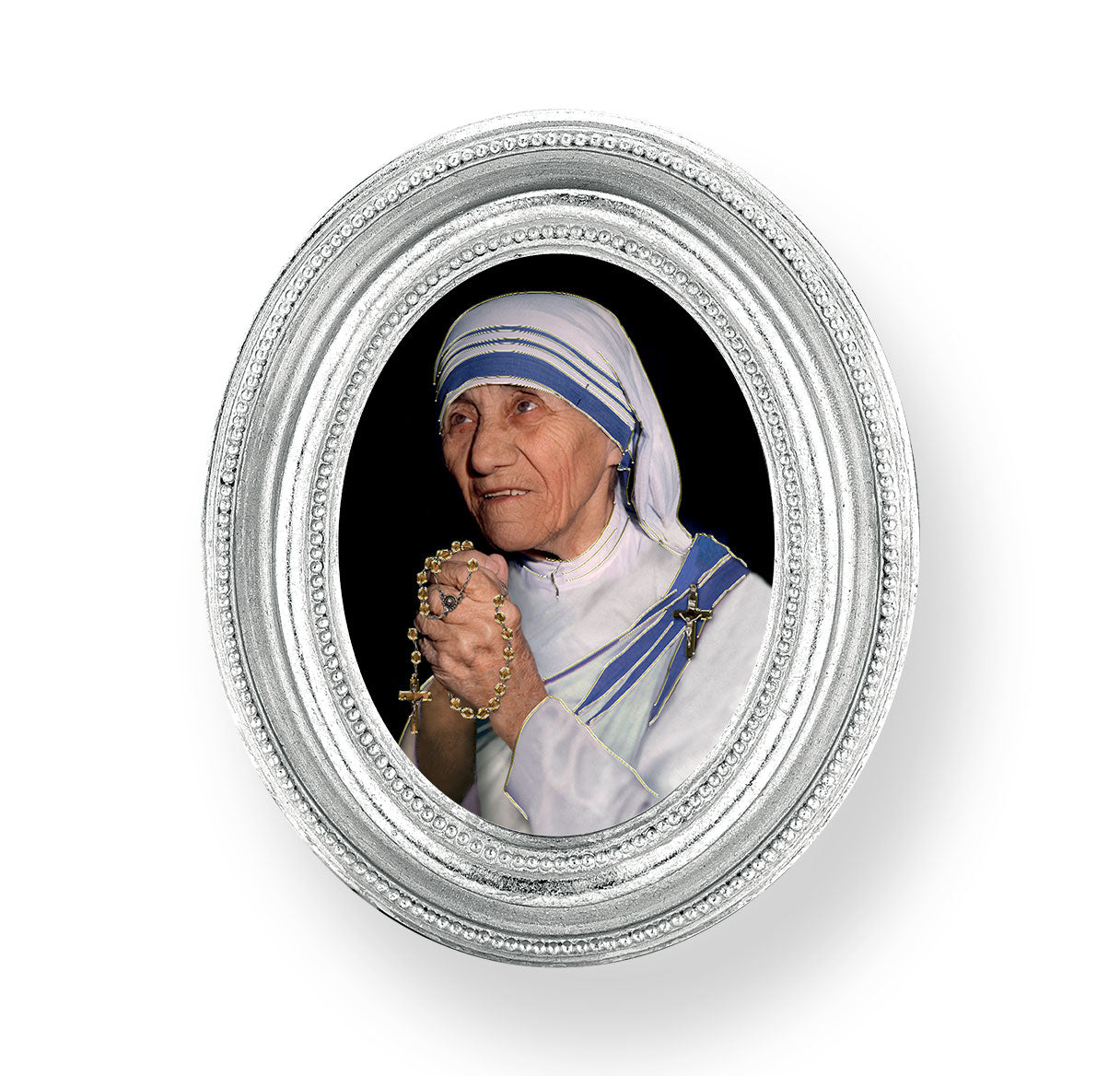 St. Teresa of Calcutta Silver Framed Print