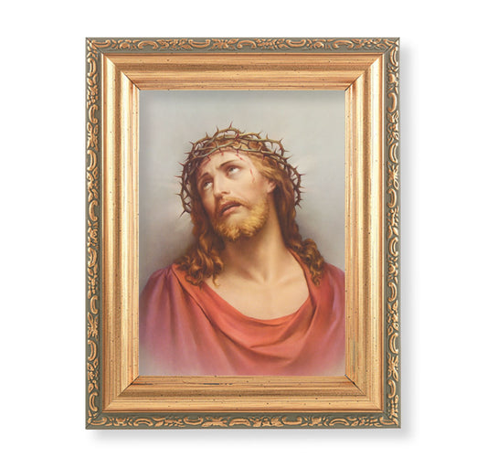 Ecce Homo Antique Gold Framed Art
