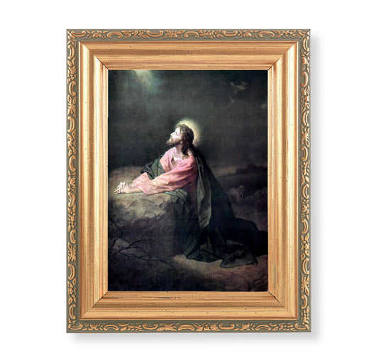Gethsemane Antique Gold Framed Art
