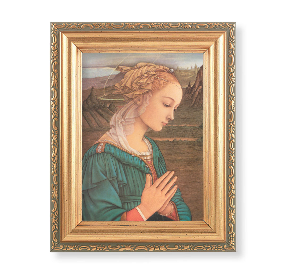 Madonna Antique Gold Framed Art