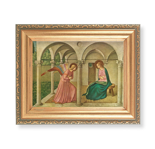 The Annunciation Antique Gold Framed Art