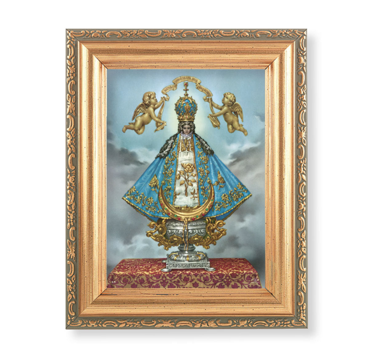 Virgen de San Juan Antique Gold Framed Art
