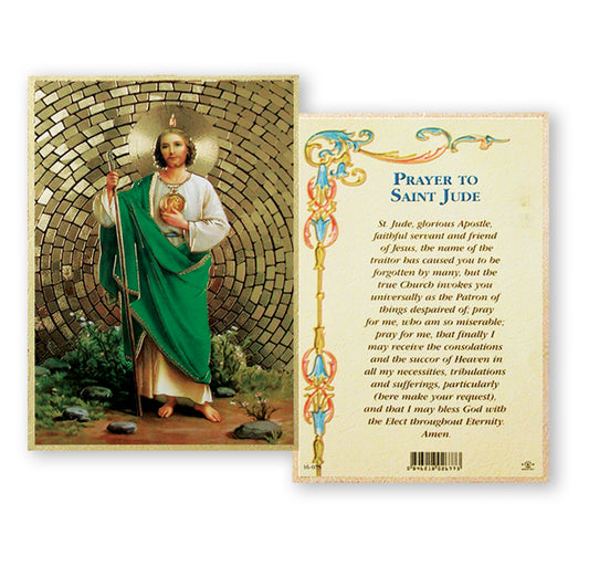 St. Jude Gold Foil Mosaic Plaque