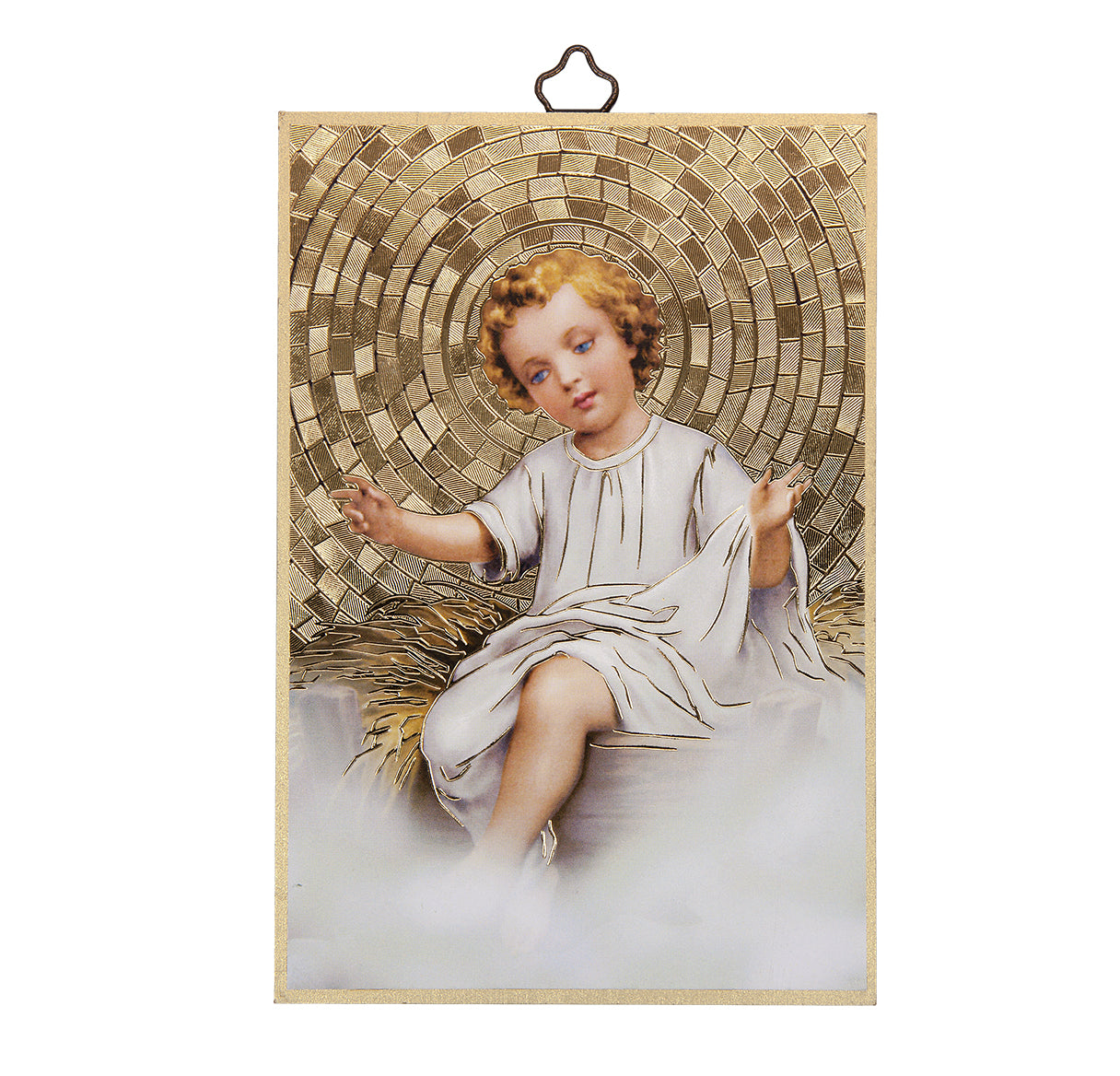 Baby Jesus Gold Foil Mosaic Plaque – The Catholic Shop